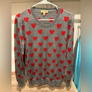 Burberry sweater with hearts